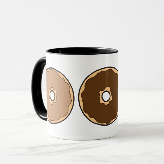 3 donuts mok (Voorkant links)