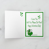 3. Draken hebben ook Valentijnse  nodig! Feestdagen Kaart (Binnen)