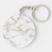 3 Drie foto's Moderne Elegant Collage Family Love Sleutelhanger (Achterkant)