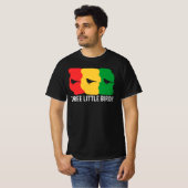 3 Drie kleine vogeltjes Alles Irie Rasta Reggae T-shirt (Voorkant volledig)