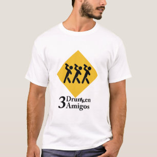 3 Drunken Amigos T-shirt