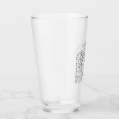 3 Dwaze Geiten Drinken Glas (Rechts)