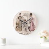 3 Edwardiaanse Dames die Mode van gowns voeren Grote Klok (Huis)