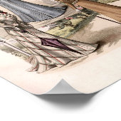 3 Edwardian Damas in Park  Mode Poster (Hoek)