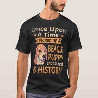 3 Eens Op Een Tijd -  Beagle Pup Beagle T-shirt