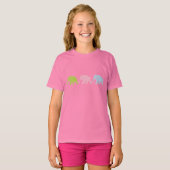 3 Elephants Girls Ringer T-Shirt (Voorkant volledig)