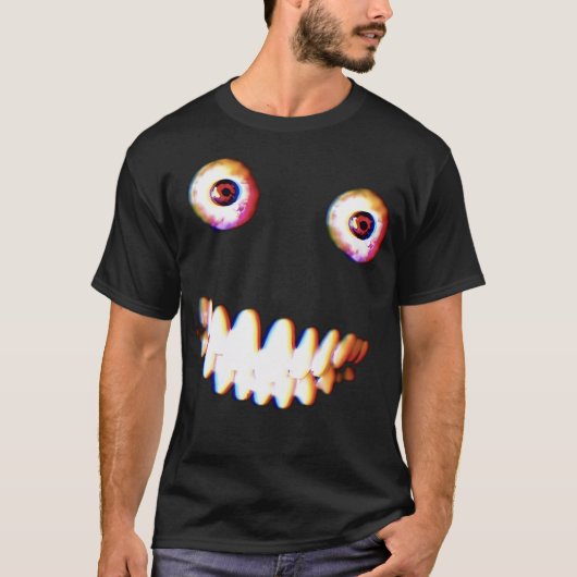 3 Enge Spelletjes Markiplier Enge Gezicht T-shirt (Voorkant)