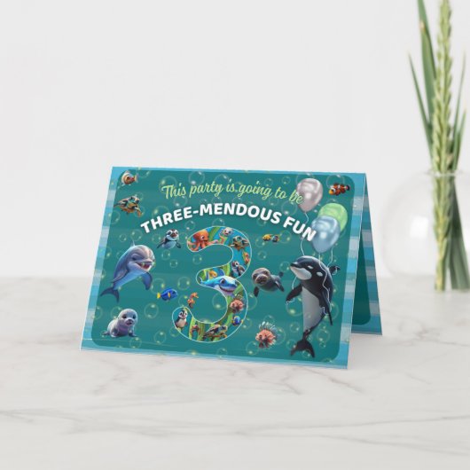 3-Enorm Partij Custom Gevouwen Horizontale Uitnodi (Voorkant)