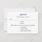 3 Entree Keuzes RSVP Trouwantwoord (Voorkant)