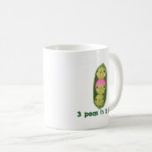 3 Erwten in een peul Koffiemok (Voorkant rechts)