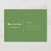 3 Erwten in een Pod Baby shower Triplets Sla de da Aankondigingskaart (Achterkant)