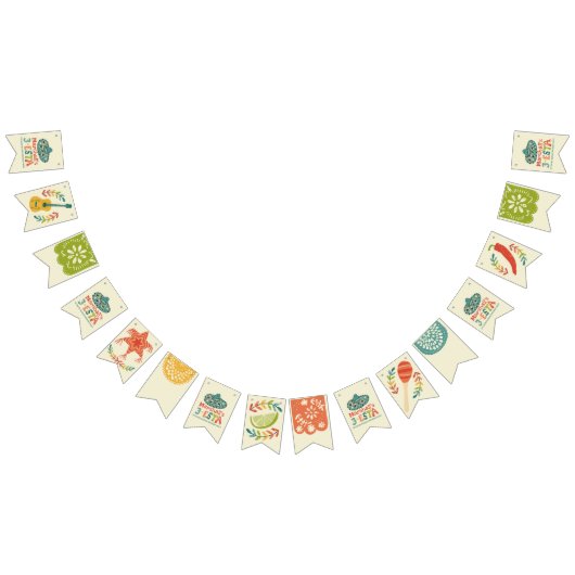 3-Esta Drie Esta Fiesta Derde verjaardag Vlaggetjes (Alle)