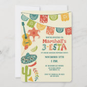 3-Esta Jongens Mexicaanse Fiesta Derde Verjaardag  Kaart (Voorkant)