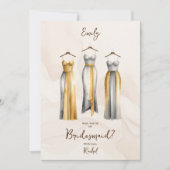 3 Exquisite Bridesmaid Dresses Watercolor Ask (Voorkant)