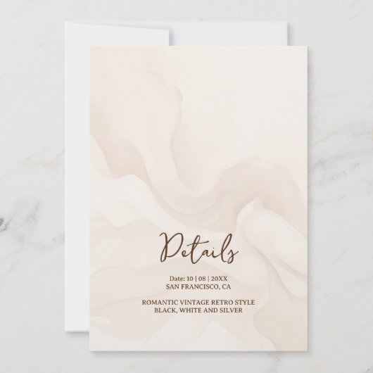 3 Exquisite Bridesmaid Dresses Watercolor Ask (Achterkant)