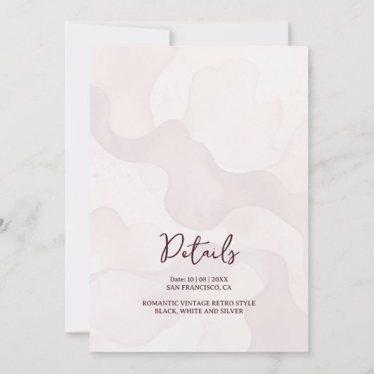 3 Exquisite Bridesmaid Dresses Watercolor Ask (Achterkant)