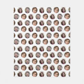 3 Familieleden Fotocollage Fleece Deken (Voorkant)