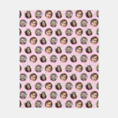 3 Familieleden Fotocollage Fleece Deken (Voorkant)