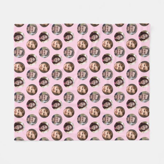 3 Familieleden Fotocollage Fleece Deken (Voorkant (Horizontaal))