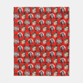 3 Familieleden Fotocollage Fleece Deken (Voorkant)
