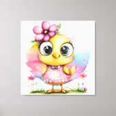 #3 Fantasie Kuiken Canvas Afdruk (Voorkant)