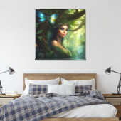 #3 Fantasie Wereld Canvas Afdruk (Insitu (Slaapkamer))