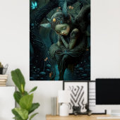 *~* 3 FD3 Enchanting Nymph Spirit Fantasy Poster (Thuiskantoor)