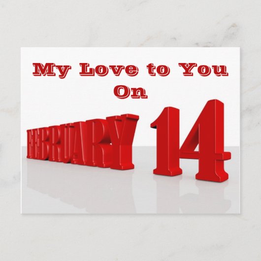 3 februari 14 briefkaart (Voorkant)