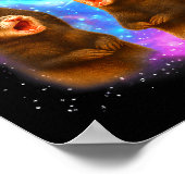 3 Ferret Moon Howling Ferrets Funny For Men, Women Poster (Hoek)