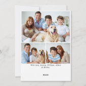 3 FHOTO Elegant Pine Tree-kerstgroet Feestdagenkaart (Achterkant)