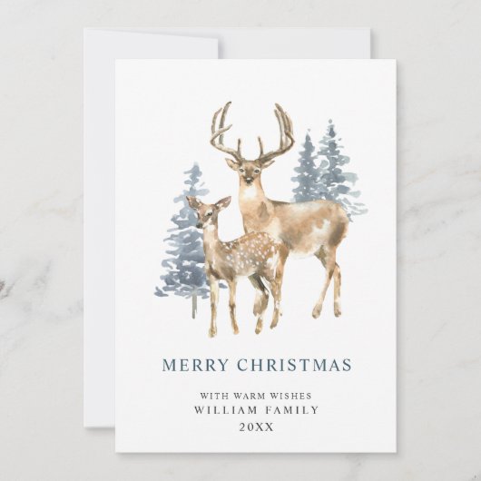 3 FHOTO minimalistische legante kerstboom Feestdagenkaart (Voorkant)