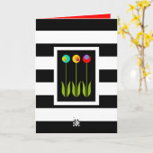 3 Fibonacci bloemen verjaardag Kaart (Gele Bloem)