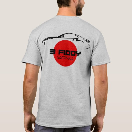 3 Fiddy 350 Paridy T-shirt (Achterkant)