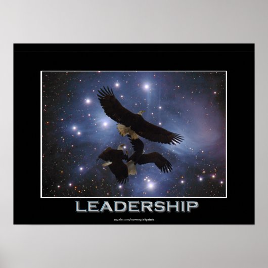 3 Fighting Eagles & Outer Space Fantasy Poster (Voorkant)