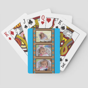 3 Filmstrip blauw Pokerkaarten
