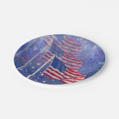 3 Flagpapier Bord met Starry, Misty Background (Gekanteld)