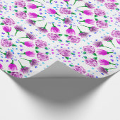 3 Flowers Patroon Cadeaupapier (Hoek)