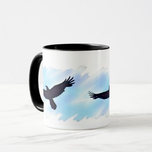 3 FLYING RAVENS Cadeaureeks Mok (Voorkant links)