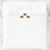3 FOOTBALLS RONDE STICKER (Tas)