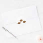 3 FOOTBALLS RONDE STICKER (Envelop)