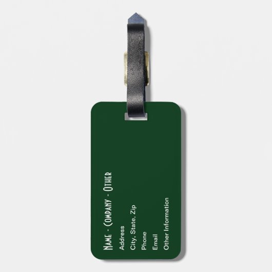 3 Forel Huiden: Brook, regenboog, bruin - vliegend Bagagelabel (Achterkant verticaal)