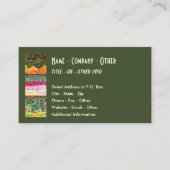 3 Forel Huiden: Brook, regenboog, bruin - vliegend Visitekaartje (Voorkant)