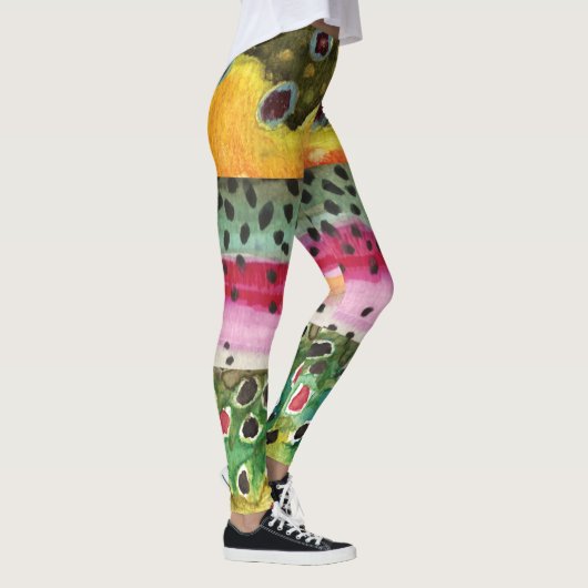 3 forel Vist vrouwen Leggings (Rechts)