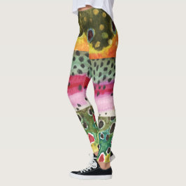 3 forel Vist vrouwen Leggings