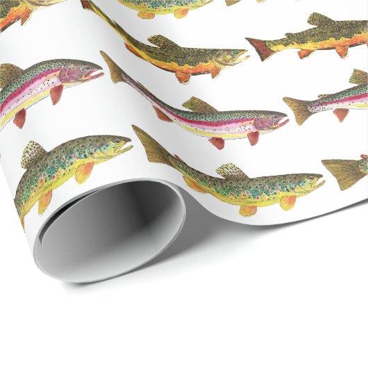 3 Forel Vliegvissen Cadeaupapier (Rol Hoek)