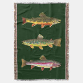 3 forel voor vissers en vissers deken (Voorkant Verticaal)