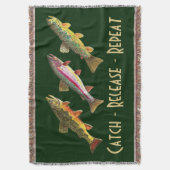 3 forel voor vissers en vissers deken (Voorkant Verticaal)