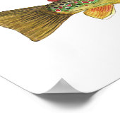 3 forel voor vissers en vissers poster (Hoek)