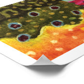 3 forelhuiden: brak, regenboog, bruin - vliegen poster (Hoek)