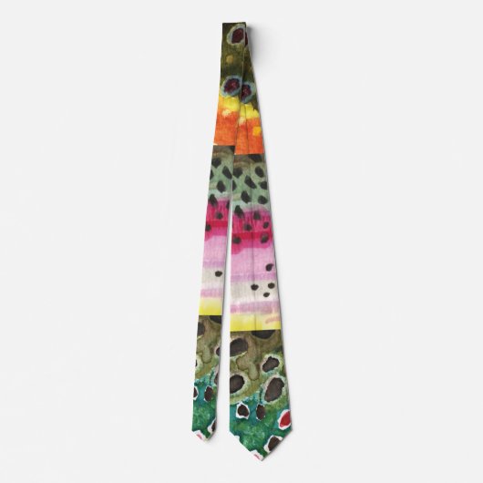 3 forelhuiden: brak, regenboog, bruin - vliegen stropdas (Achterkant)